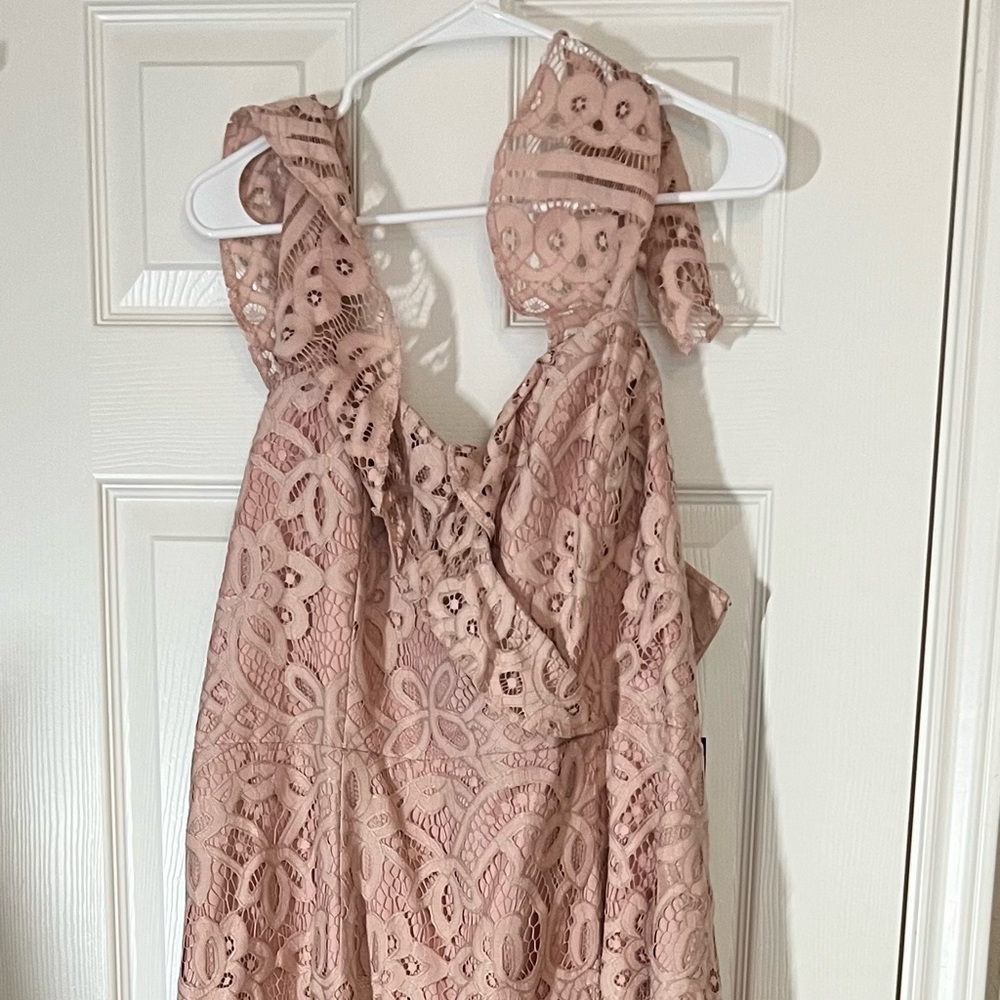 Size 16 New with Tags blush city chic femme fatale dress- high low lace